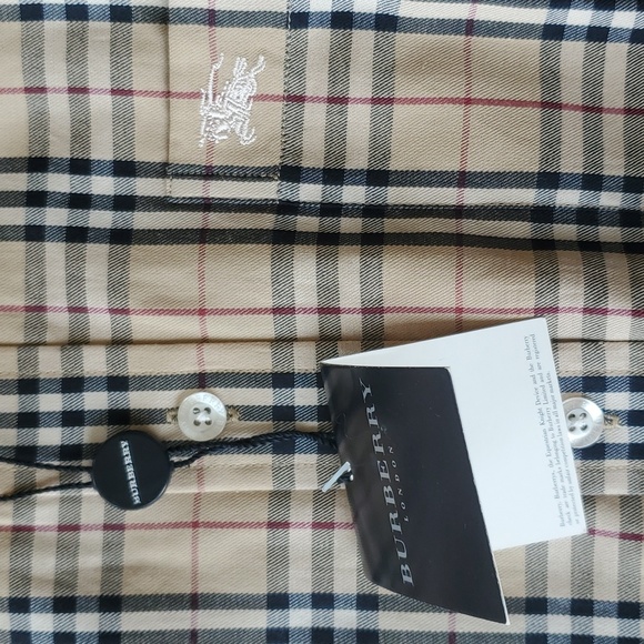 NWT VINTAGE 90's Burberry Men's Shirt - Picture 7 of 12